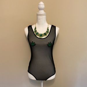 💚Sheer 420 Bodysuit💚